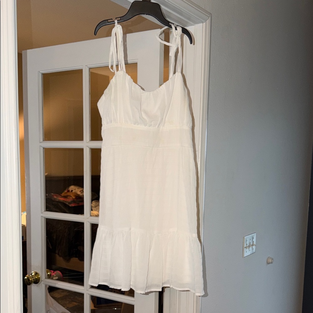 Speechless White Midi Dress